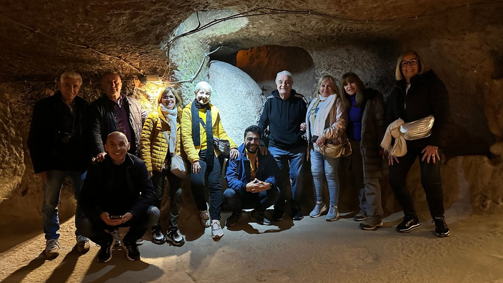 Group tour at Istanbul harbour